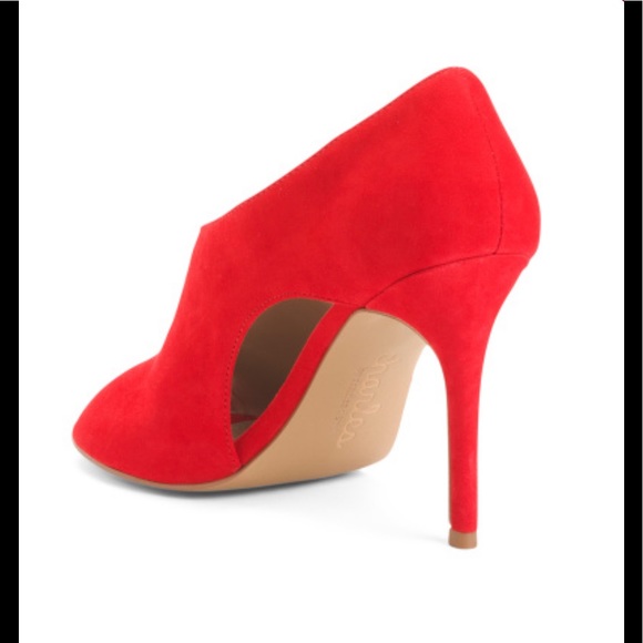 Charles by Charles David Open Toe Suede Pumps - Picture 2 of 2